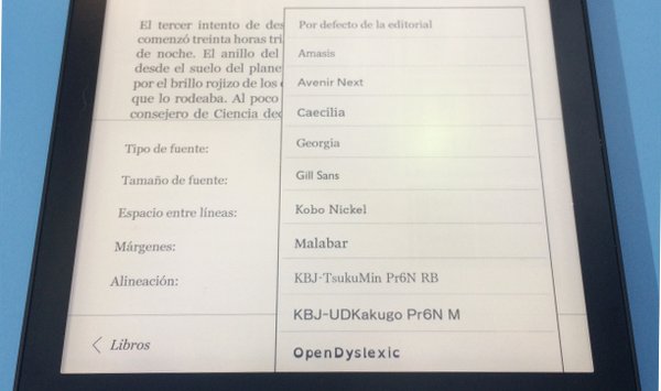 Cambiar el tipo de letra es muy fácil